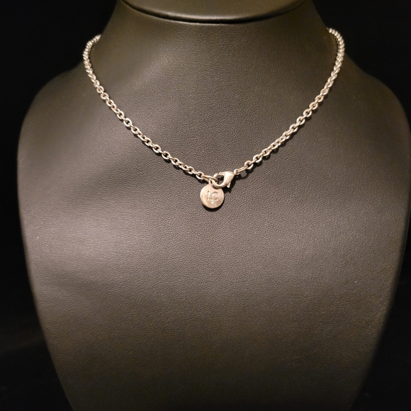 Estate Liz Claiborne Red Heart Rhinestone Necklace - Picture 4 of 6